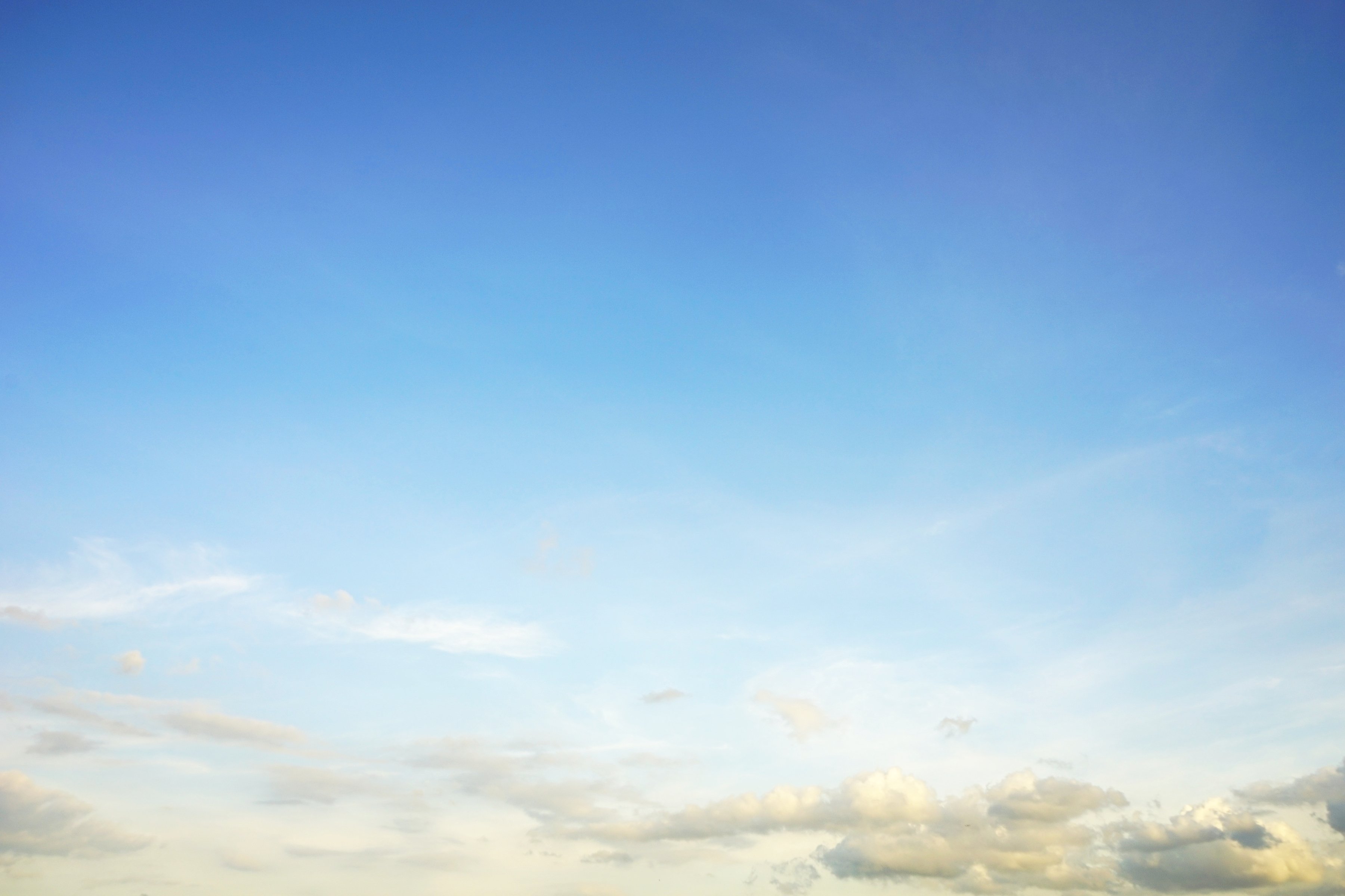 Light blue spring sky